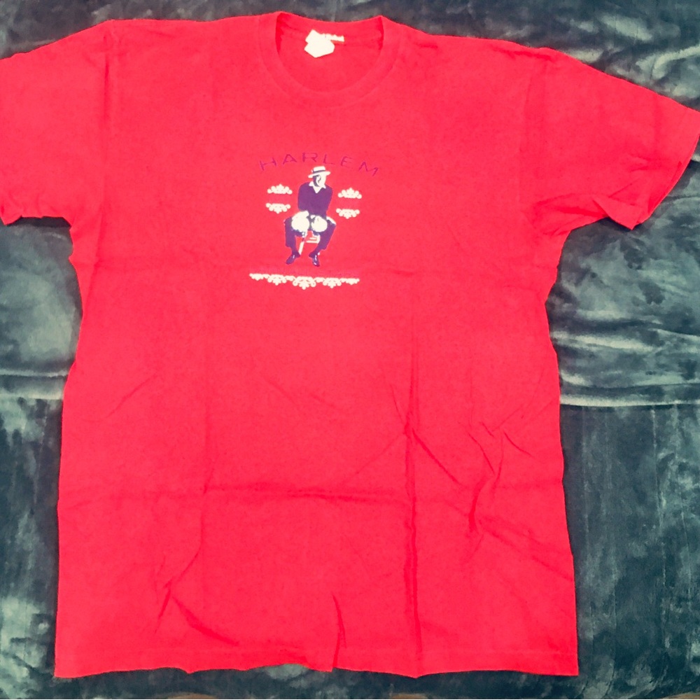 Mens red graphic Tee